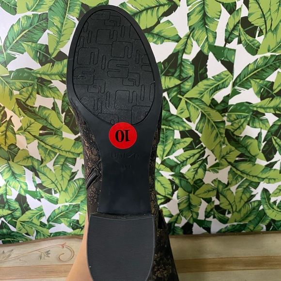 NWT Unisa  Unkiannaa Brocade   Ankle Boot Sz 10 - Picture 5 of 11